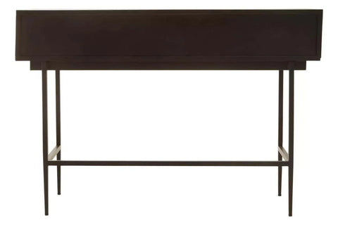 Rustic Black Console Table
