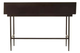 Rustic Black Console Table