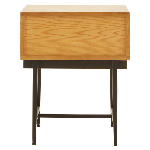 Carved Wood Side Table