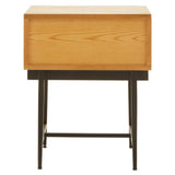 Carved Wood Side Table