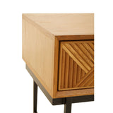 Carved Wood Side Table
