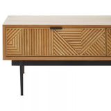 Geometric Wood Coffee Table