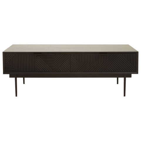 Geometric Black Coffee Table