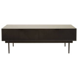 Geometric Black Coffee Table