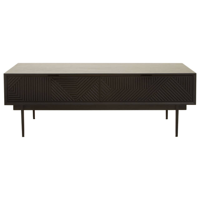 Geometric Black Coffee Table
