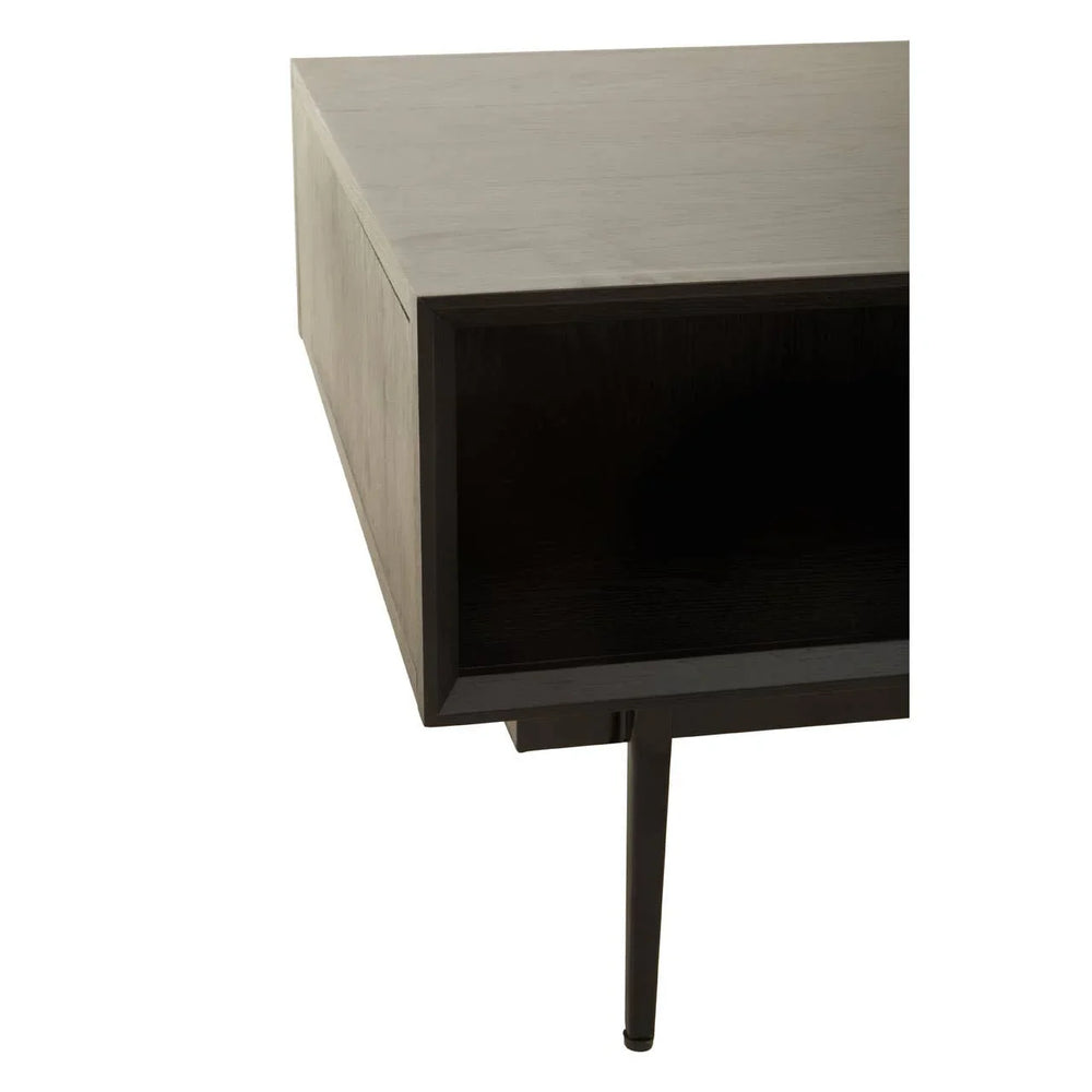 Geometric Black Coffee Table