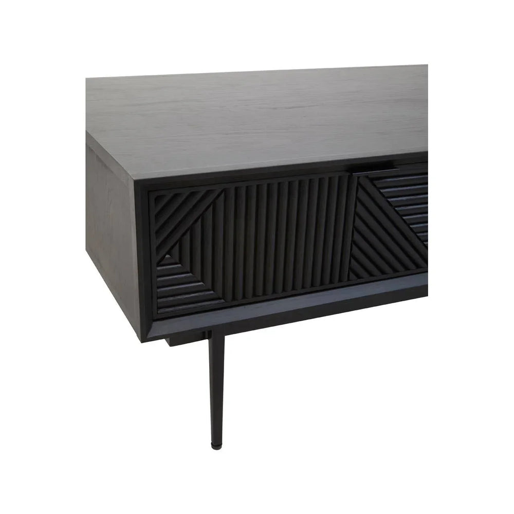Geometric Black Coffee Table