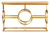 Golden Circle Console Table