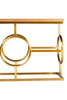 Golden Circle Console Table