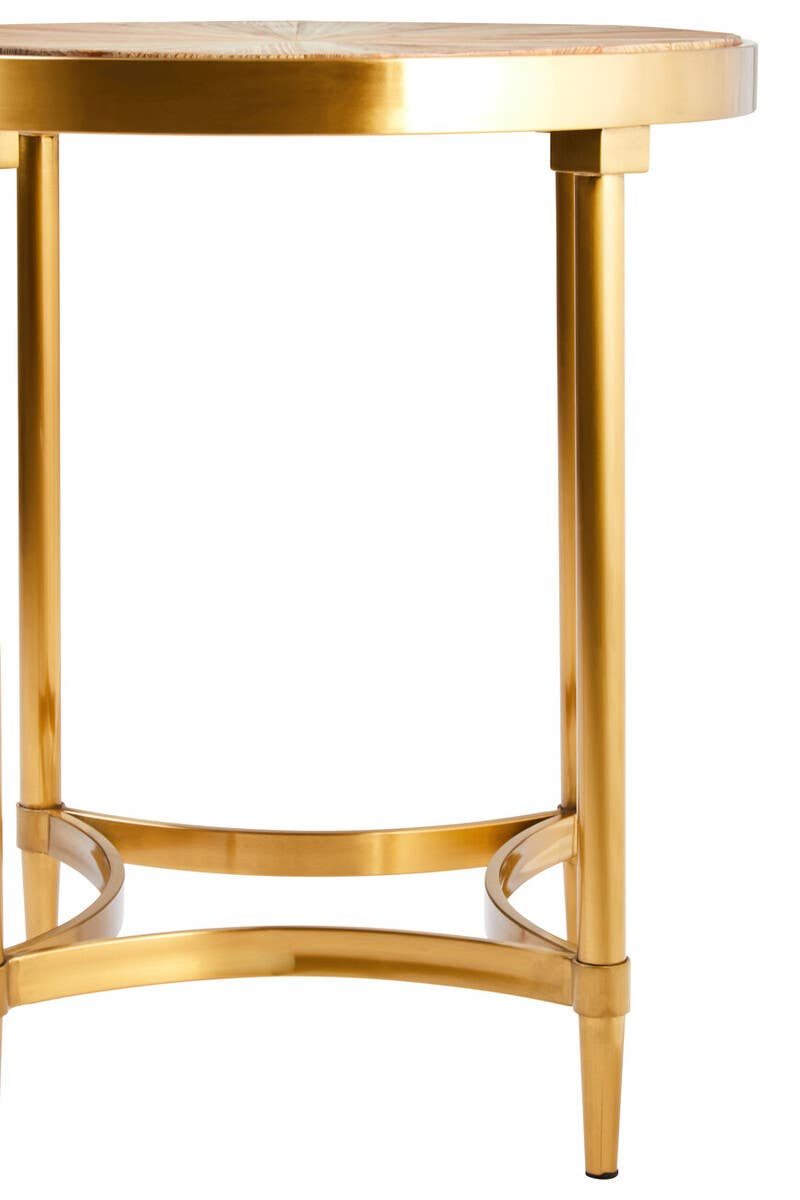 Elegant Curved Frame Side Table