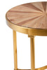 Elegant Curved Frame Side Table
