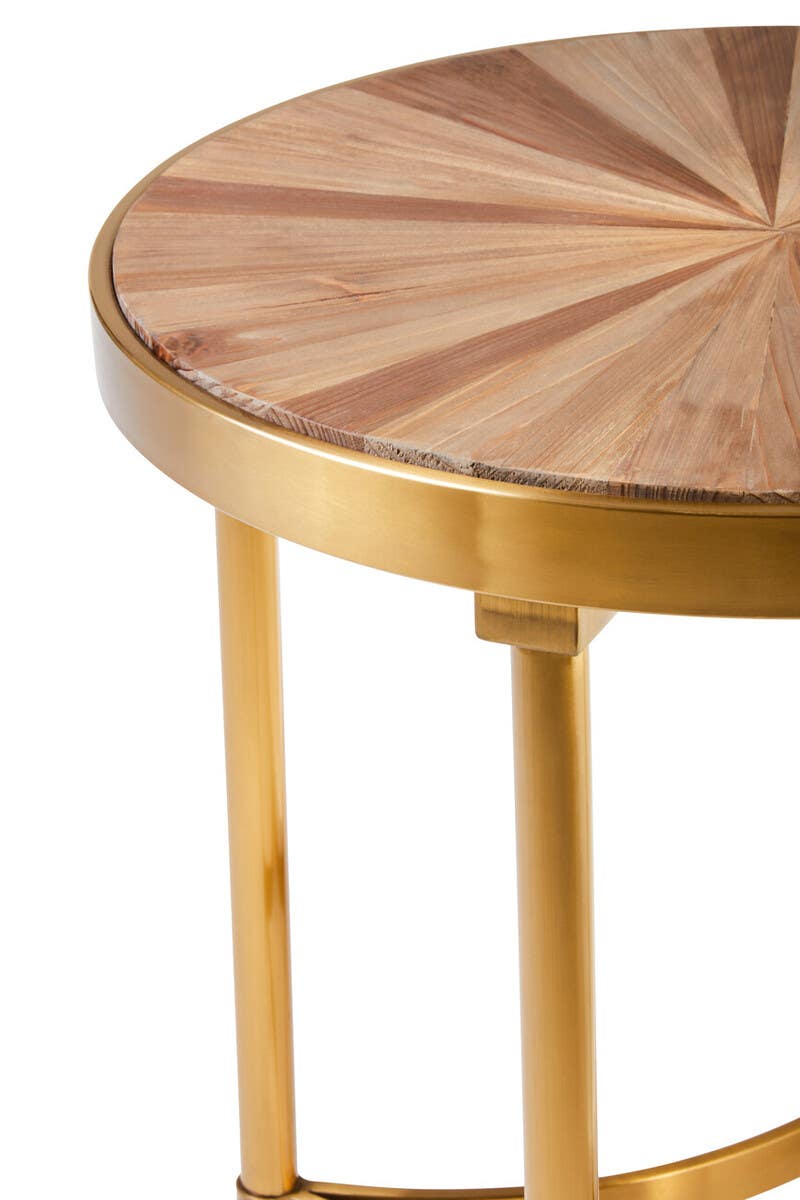 Elegant Curved Frame Side Table