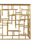 Golden Maze Console Table