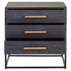 Luxe Black Gold Side Table