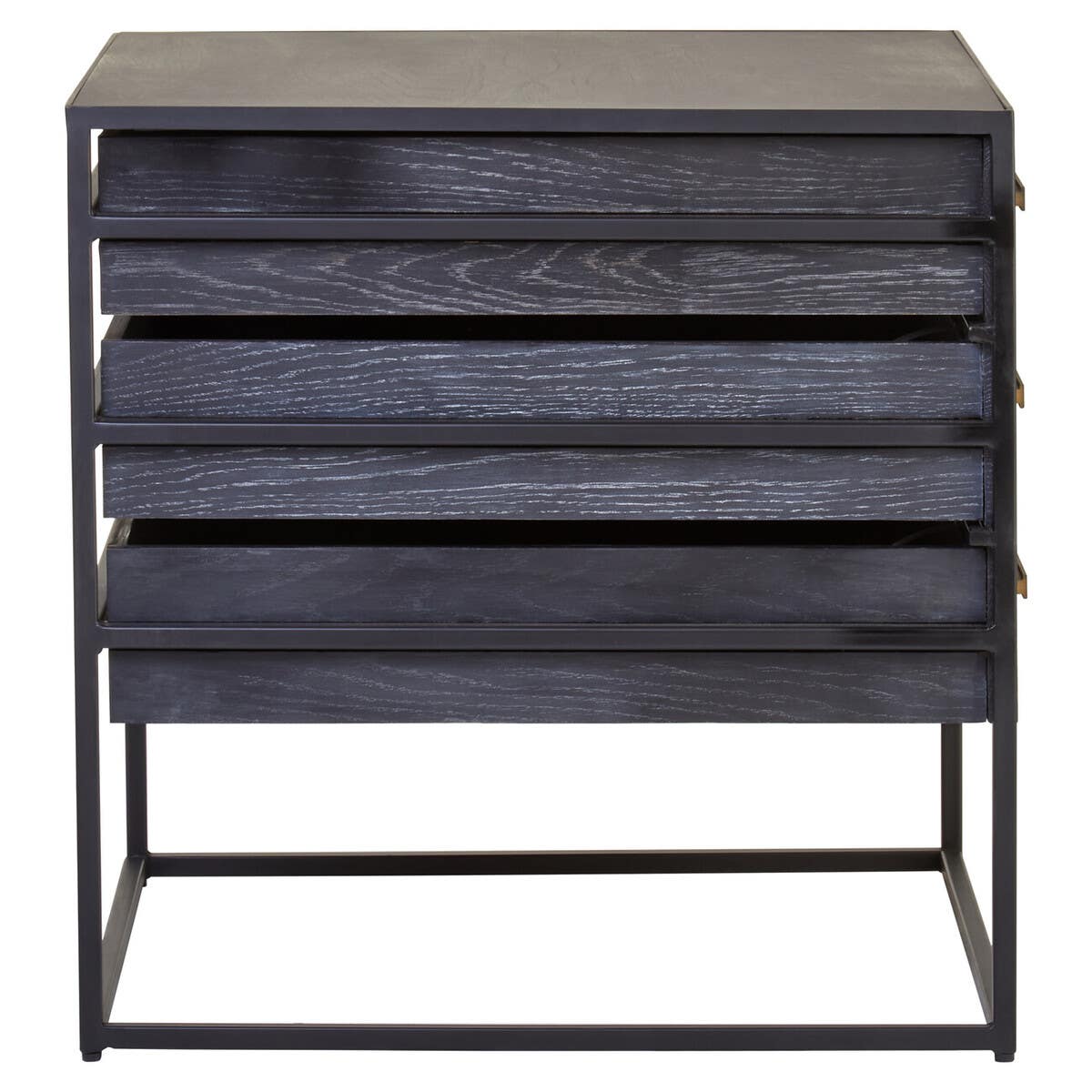 Glam Black Gold Side Table
