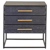 Luxe Black Gold Side Table