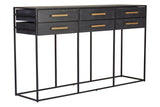Luxury Black & Gold Console