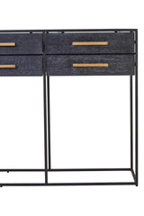 Luxury Black & Gold Console