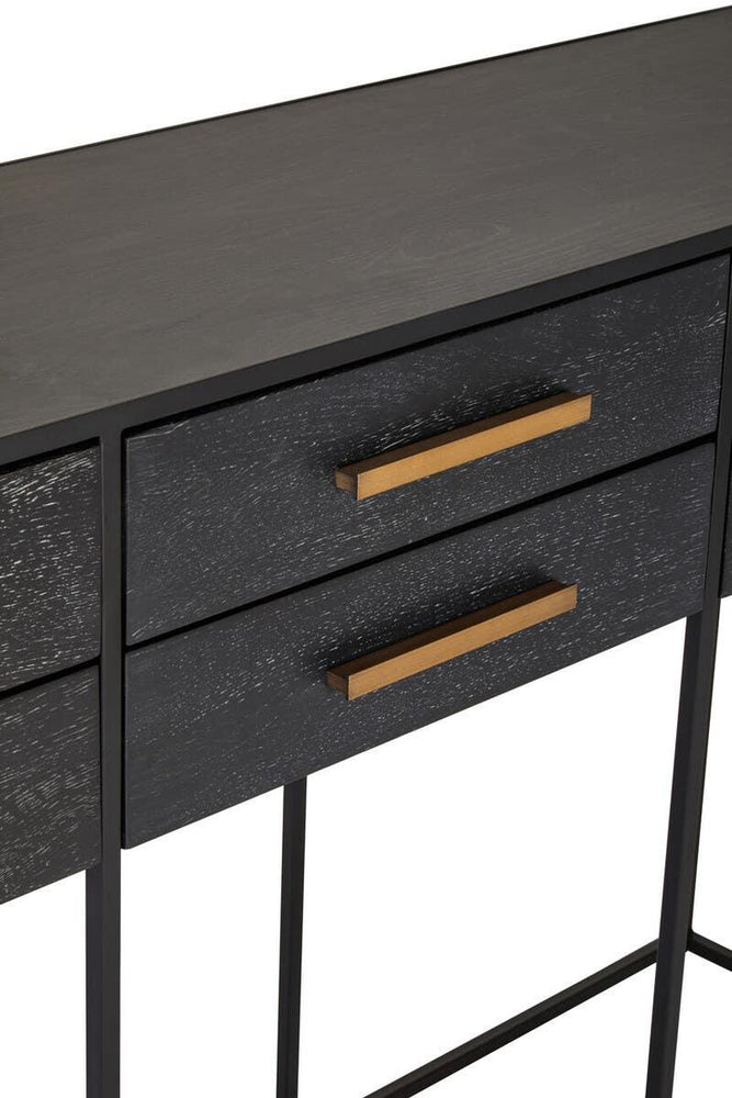 Luxury Black & Gold Console