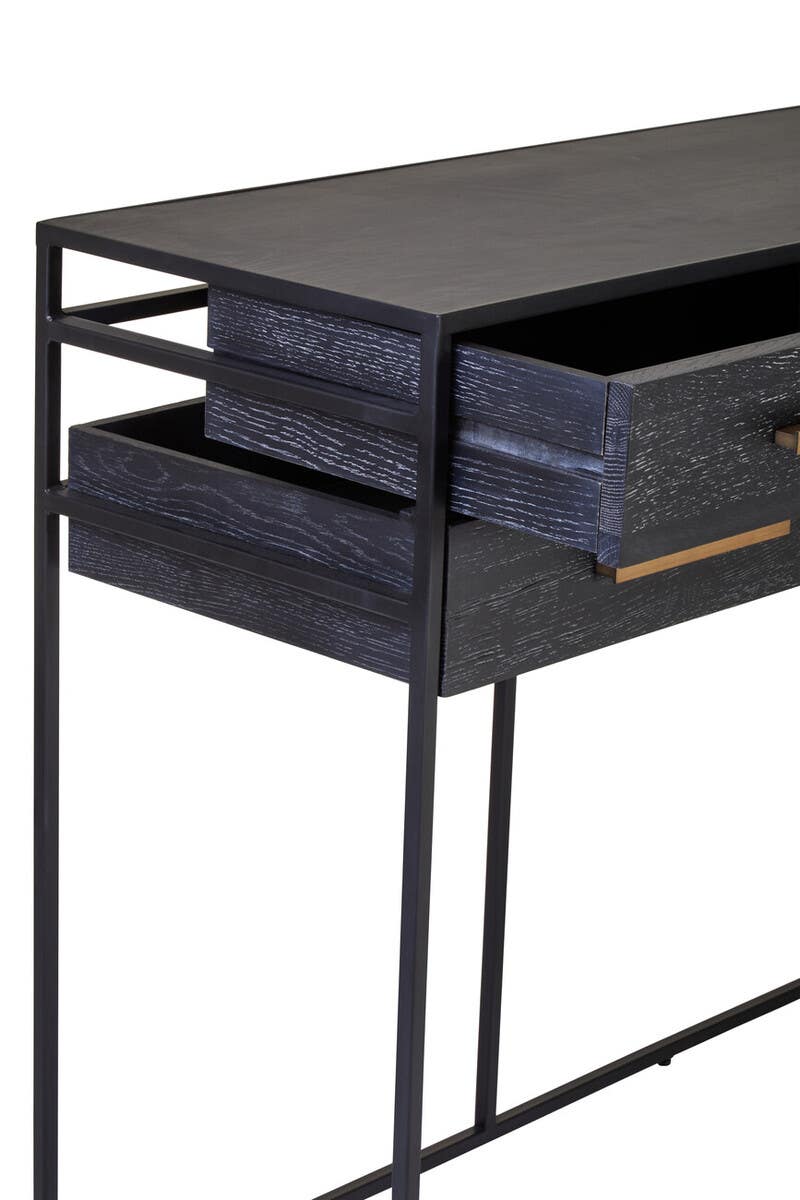 Luxury Black & Gold Console