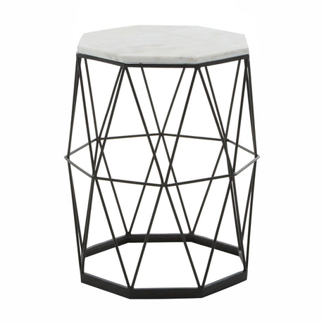 Octagonal Marble Side Table