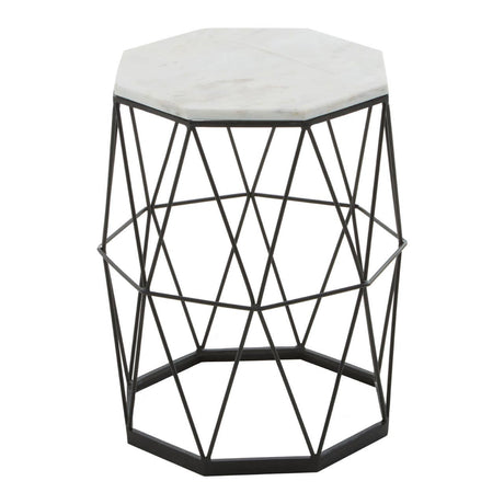 Octagonal Marble Side Table