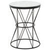 Round Marble Top Side Table