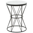 Round Marble Top Side Table