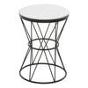 Round Marble Top Side Table