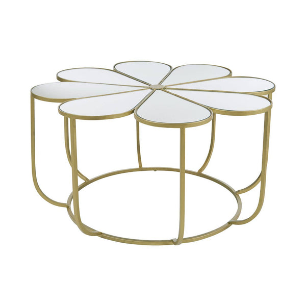 Mirrored Petal Coffee Table