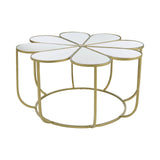Mirrored Petal Coffee Table
