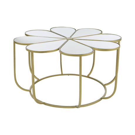 Mirrored Petal Coffee Table