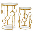 Glam Circle Nesting Side Tables