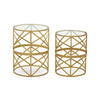 Diamond Marble Nesting Tables