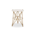 Marble Brass Accent Table