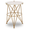 Marble Brass Accent Table