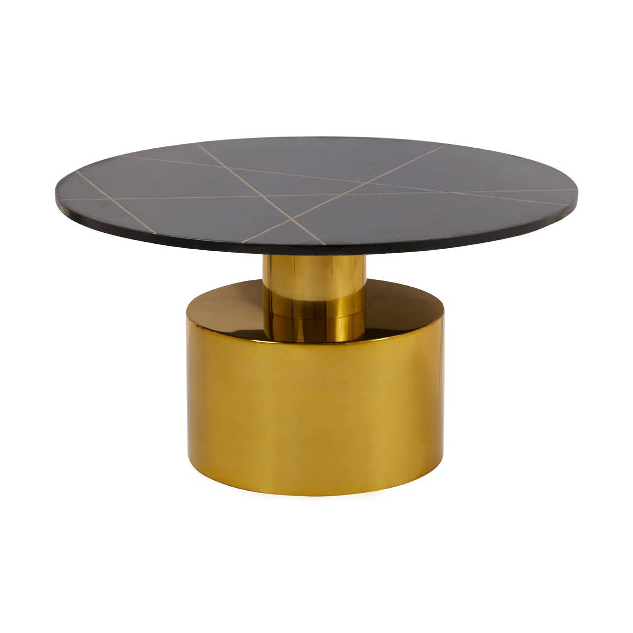 Elegant Black Marble Coffee Table