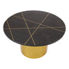 Elegant Black Marble Coffee Table