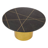 Elegant Black Marble Coffee Table