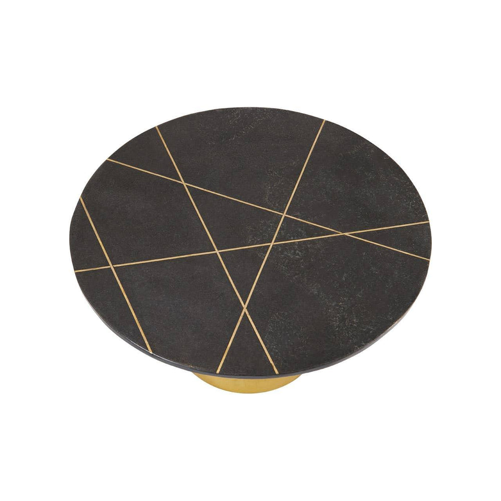 Elegant Black Marble Coffee Table