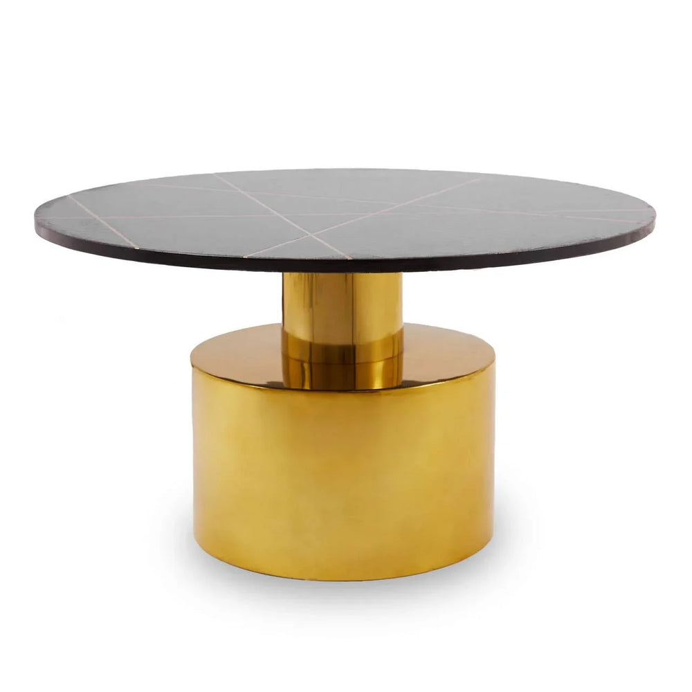 Elegant Black Marble Coffee Table