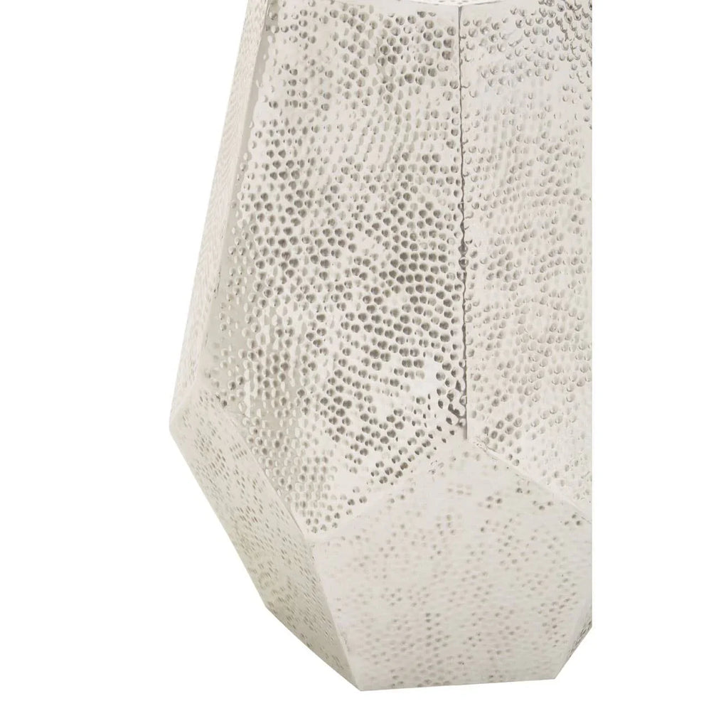 Geometric Mirrored Aluminium Table