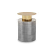 Geometric Metal Accent Table