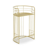 Luxe Wireframe Bar Chair