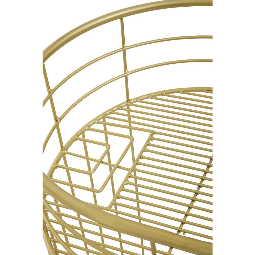 Luxe Wireframe Bar Chair