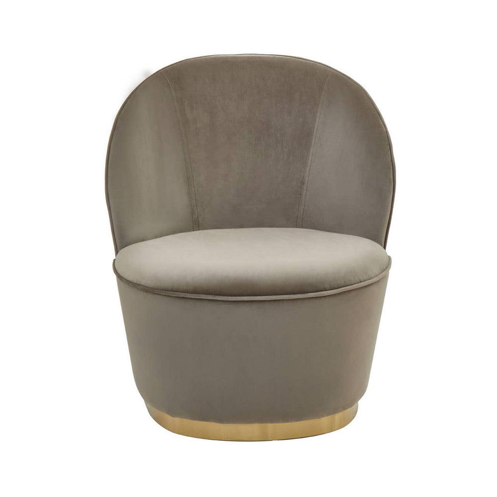 Luxe Velvet Barrel Chair