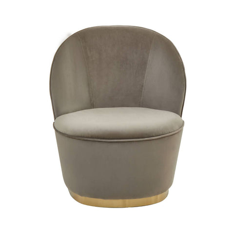 Luxe Velvet Barrel Chair