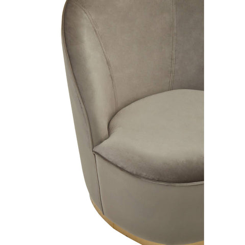 Luxe Velvet Barrel Chair