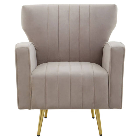 Luxe Velvet Wingback Armchair
