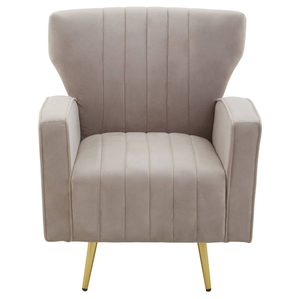 Luxe Velvet Wingback Armchair